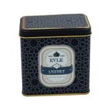 Evle ER205-V2 Trellis Desenli Kare Metal Saklama Kabı