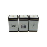 EVLE-Erb09v3 Kare Saklama Kabı 105x105x160 3 Lü Set, Azura (Azura)