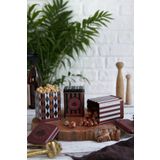 EVLE-Erb24t8 Kare Metal Saklama Kabı 75x75 3 lü Set Circus (Circus)