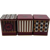 Evle ERB49T8 Kare Metal Saklama Kabı 120X120 3 Lü Set, Circus