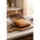 Evle Kare Silikon Fırın Kalıbı – Derin Yapılı, Yapışmaz Kek & Brownie Kalıbı (26 x 26 Cm) - 26 x 26 x 7 cm