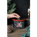 EVLE Metal Çok Amaçlı Saklama Kabı 14x10 Cm, 1.3 Litre, Tales Nutcracker Er141-v1