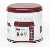 Evle Patisserie Bordo Ev Oval Saklama Kabı 108X150X130 mm 1,7 Lt EF004-F7