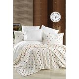 Evlen Home Collection %100 Pamuk Nevresimli Pike Takımı ( Yatak Örtüsü ) Colourful Çeyiz Seti 7 Parça Nevresim Seti - Renkli - 240 x 250 cm