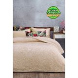 Evlen Home Collection 2.8 kg Embos Baskılı Pamela Kalın Çift Kişilik Battaniye 230X240 cm Cappuccino - 230 x 240 cm