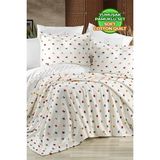 Evlen Home Collection Ash Pike Takımı ( Yatak Örtüsü ) Seti Çift Kişilik Pamuklu 3 Parça Yumuşak Günlük - 240 x 250 cm - Renkli