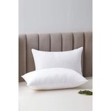 Evlen Home Collection Elyaf Dolgulu 4 Adet Silikon Yastık 50X70 cm Pamuk Otel Yastık Beyaz Yumuşak - 50 x 70 cm