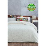 Evlen Home Collection Embos Baskılı Pamela Kalın Çift Kişilik Krem 230x240 cm Battaniye