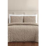 Evlen Home Collection Kadife Stacy Yatak Örtüsü Seti Çift Kişilik Elyaf Dolgulu Yumuşak 3 Parça