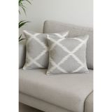 Evlen Home Collection Kırlent Kılıfı Jakarlı Dekoratif 2’li 45x45 Cm