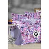 Evlen Home Collection Laris %100 Pamuk Nevresim Takımı Çift Kişilik (4 Parça) - Renkli - 200 x 220 cm