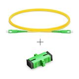 Evlere Kadar Fiber Fiber Internet Kablo Uzatma Paketi (Sc-Apc Sc-Apc Patchcord ve Konnektör) - 200 cm