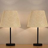 EVLight Black 2'li Metal Masa Lambası Kum Beji Abajur