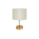 Evlight Hom Gold Metal Abajur Krem