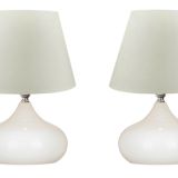 Evlight Lapis İkili Set, Krem Şapka, Tekli Metal Abajur