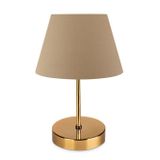 Evlight Nura Abajur 1076 Cappuccino & Gold