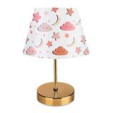 Evlight Nura Abajur 1076 Pembe & Gold