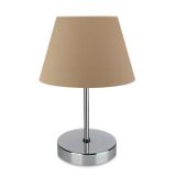 Evlight Nura Abajur 1081 Cappuccino & Krom