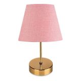 Evlight Nura Abajur Gold Pembe & Gold