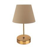 EVLİGHT Nura Gold Abajur Cappuccino