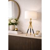 EvLight Royal Tripod Eskitme Krem Abajur