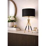 EvLight Royal Tripod Eskitme Siyah Abajur