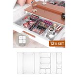 Evlinya 12li Dolap İçi - Çekmece İçi Takı Makyaj Düzenleyici Organizer