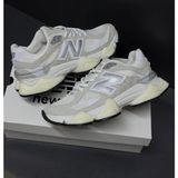 Evlium 9060 Unisex Beyaz / Gri Spor Ayakkabı - Yüksek Taban Konforlu Sneaker - 000Beyaz