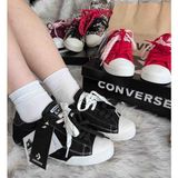 Evlium Converse Chuck Taylor Lo Siyah Çift Bağcıklı Spor Ayakkabı - 0 - Siyah