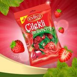 Evliya Şekerleme Çilek Aromalı Sert Şeker 350 G