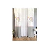 Evmila Arı Desenli Çocuk Odası Fon Perde, Çok Renkli, 70 x 260, TYC00676944065
