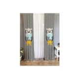 Evmila Ayı Desenli Çocuk Odası Fon Perde, Çok Renkli, 70 x 260, TYC00676943783