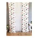 Evmila Baskılı Çocuk Odası Fon Perde, Çok Renkli, 70 x 270, 5BYR068