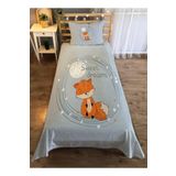 Evmila Baskılı Dekoratif Bebek Ve Çocuk Yatak Örtüsü, Çok Renkli, 140 x 220, 2EVM2022