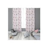 Evmila Çocuk Odası Desenli Fon Perdesi, Çok Renkli, 140 x 270, 22EVML009796