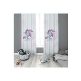 Evmila Çocuk Odası Desenli Fon Perdesi, Çok Renkli, 70 x 270, 22EVML009789
