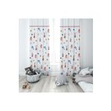 Evmila Denizci Beyaz Fon Perde 261, 70 x 260, MLBYBD261