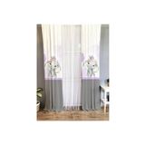 Evmila Fil Desenli Çocuk Odası Fon Perde, Çok Renkli, 70 x 260, TYC00676943860