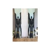 Evmila Süper Kahraman Desenli Çocuk Odası Fon Perde, Çok Renkli, 70 x 260, 8864
