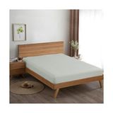 Evmisya Tek Kişilik Çarşaf 100 x 200 - Krem - 100 x 200 cm