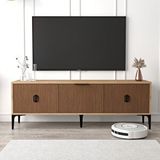Evmo 3503 Neva Tv Ünitesi 150 Cm 3 Kapaklı Kaplan - Sepet Tv Sehpası
