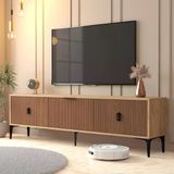 Evmo Home 3803 Neva Tv Ünitesi 180 Cm 3 Kapaklı Sepet - Kaplan