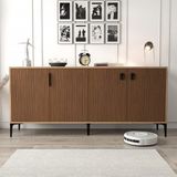 EVMO Home 4004 Neva Konsol 180 cm Kaplan - Sepet Konsol - Tv Ünitesi - Yemek Odası - 180 x 45 - Ahşap Rengi