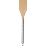 Evmoni Ahşap Uçlu Metal Servis Gereçleri Spatula 4 Adet