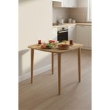 Evnalia 60x60 Cm Mutfak Yemek Masası 70 Cm Ahşap Ayaklı