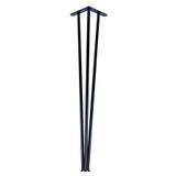 Evnalia 85 Cm Petek Üstü Raf & Dresuar Ayağı Metal Profil Boru Firkete Ayak Yüksek Bar Masası 1 Adet Pingolu