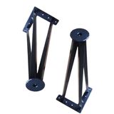 Evnalia Metal Boru Ayak Kütük Masa Dresuar Kaşıklık Kitaplık Orta Sehpa Zigon Ayağı 40 cm (2 Adet)