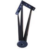 Evnalia Metal Boru Ayak Kütük Masa Dresuar Kaşıklık Kitaplık Orta Sehpa Zigon Ayağı 50 cm (1 Adet)