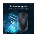Evnıa Serisi SPK9718 Kablosuz Bluetooth Dual Mod 30000DPI 6 Tuşlu Optik Oyuncu Mouse Siyah
