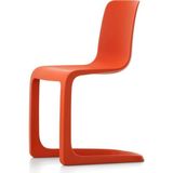 Evo-C Klasik Sandalye, Modern Yorum, Mat Yüzey, Ergonomik Tasarım, Geri Dönüştürülmüş Malzeme - Kırmızı
